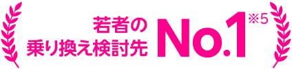 若者の乗り換え検討先 No1*5