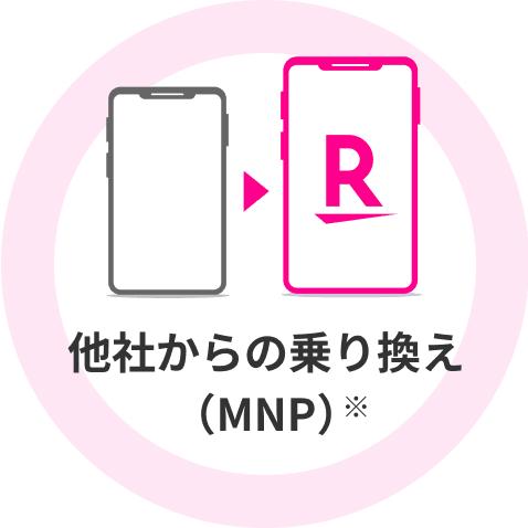 他社からの乗り換え（MNP）